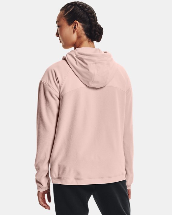 Women's UA RUSH™ Fleece Full-Zip Hoodie, Pink, pdpMainDesktop image number 1